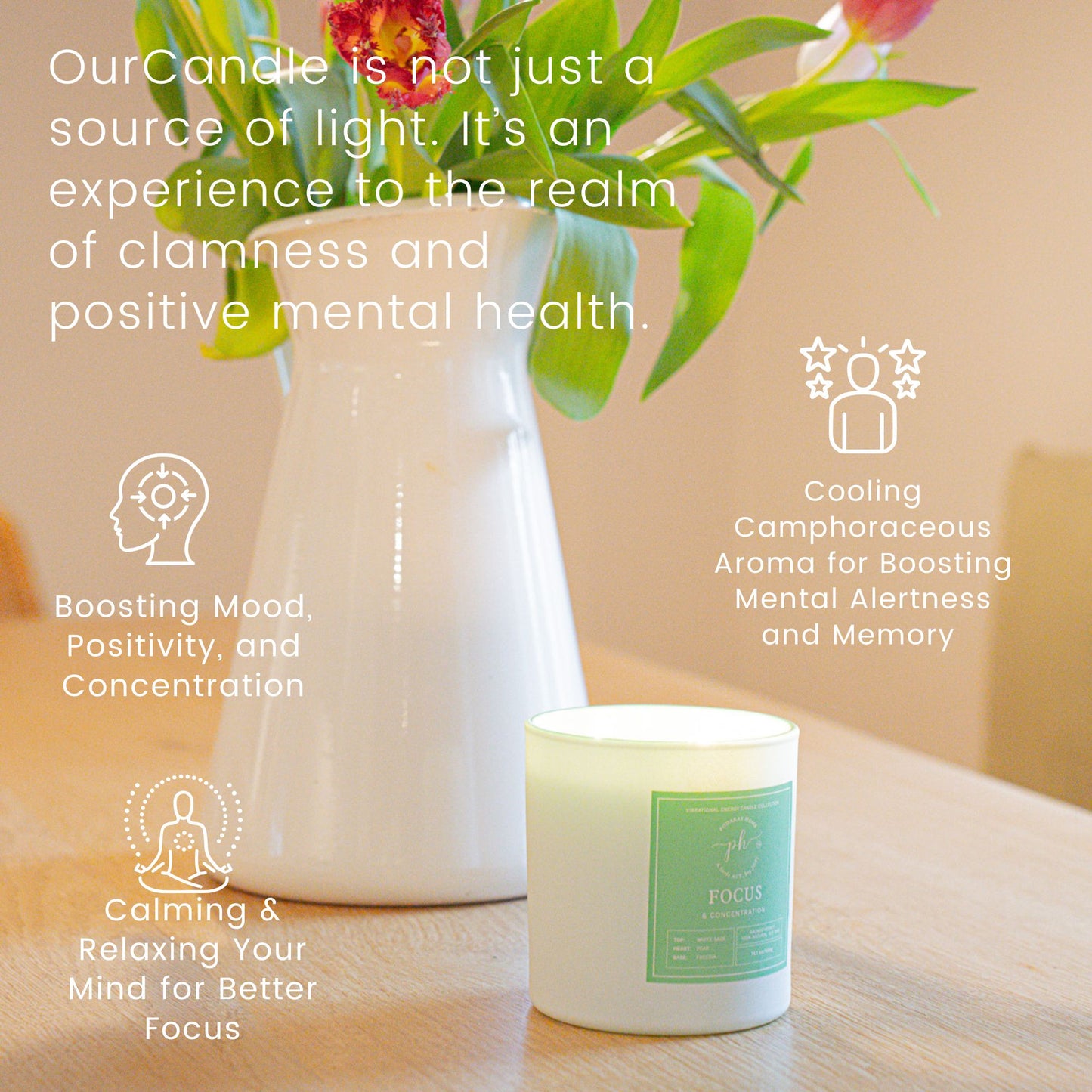 English Pear & Freesia - Focus Candle