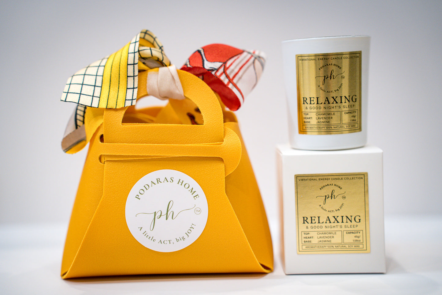 Relaxing Candle Mini Travel Size 45 g 1 Wick 13 Hr Burn Time