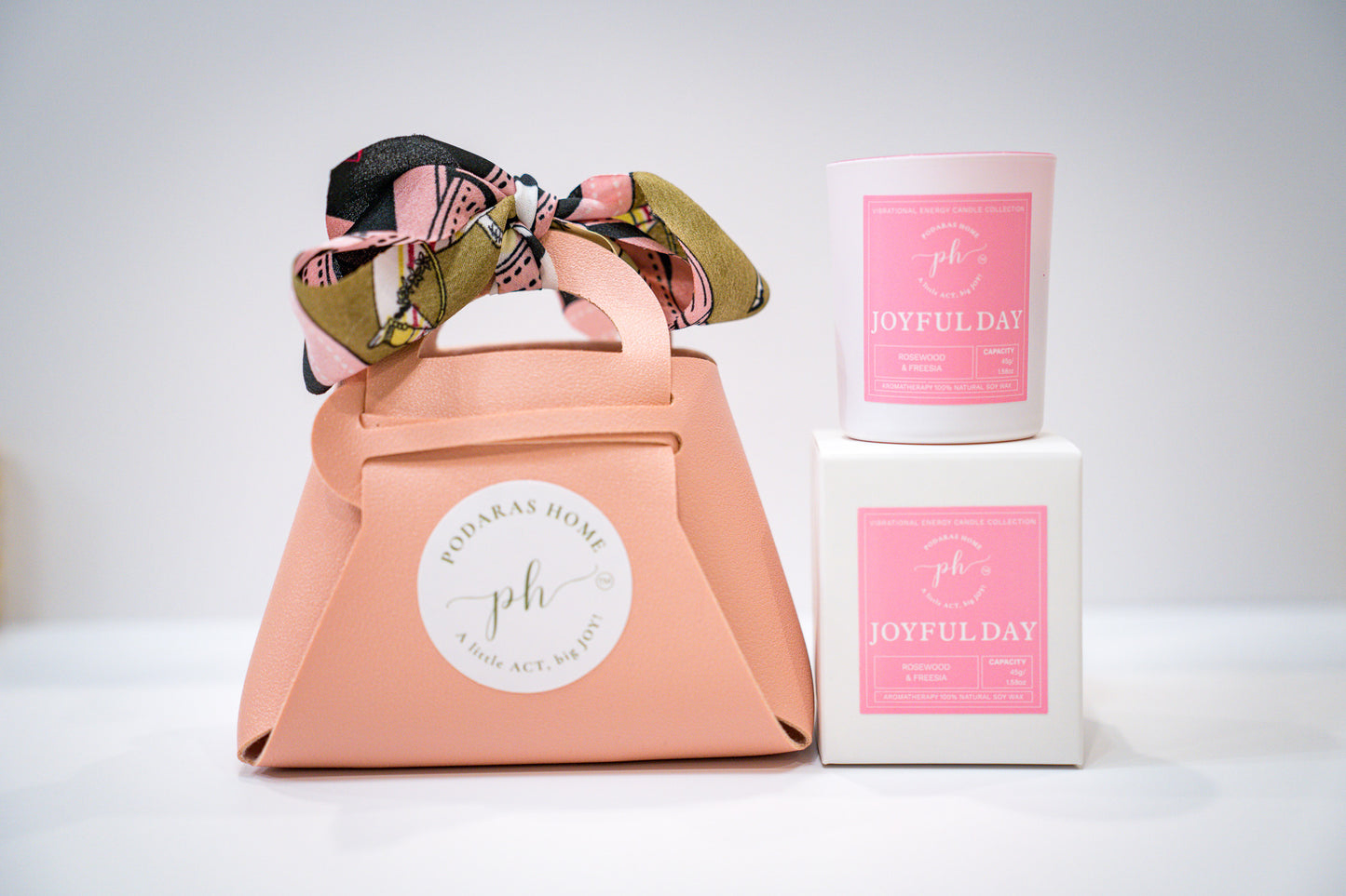 Joyful Day Candle Mini Travel Size 45g 1 Wick 13 Hours Burn Time