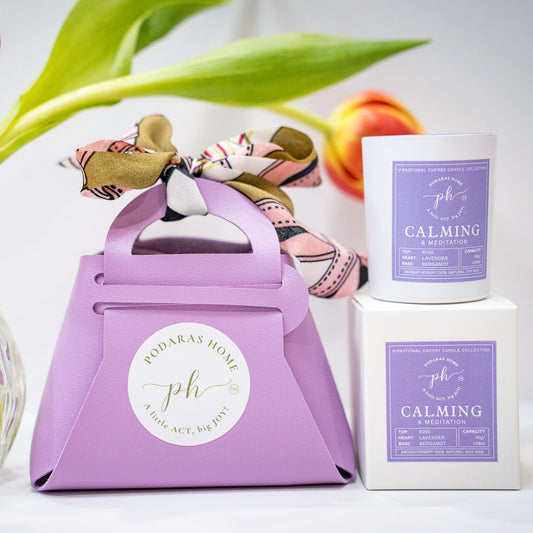 Calming & Meditation Mini Travel Candle – 1 wick, 45g, 13 hour burn time
