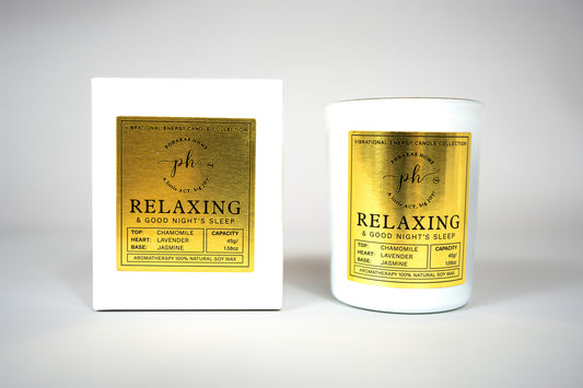 Christmas Gift Box + Chamomile Lavender Jasmine Mini Candle