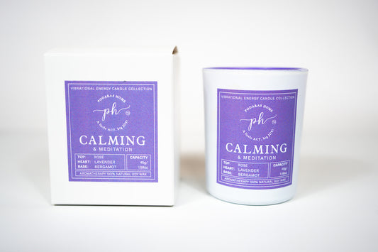 Christmas Gift Box + Lavender Calming Candle