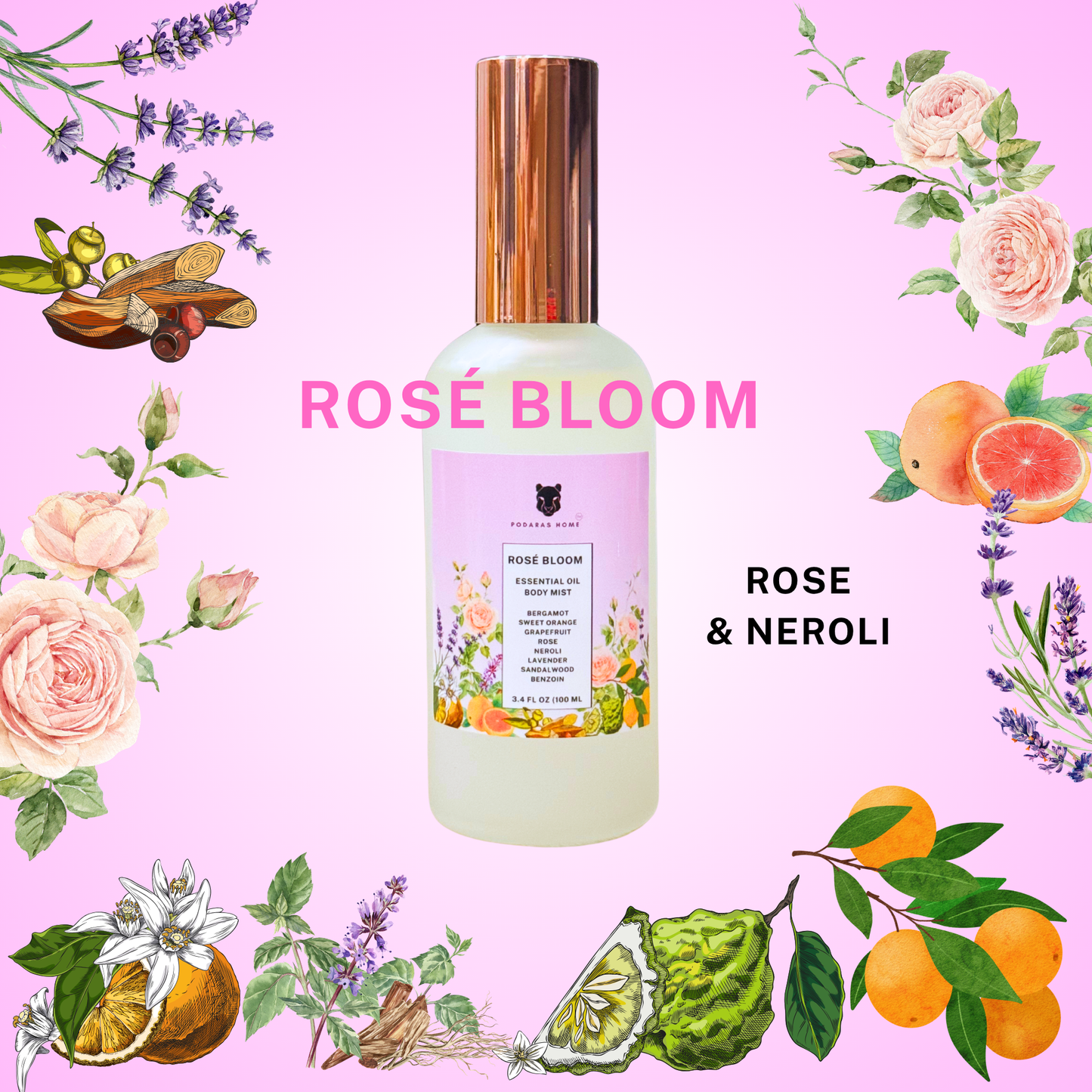Rosé Bloom Eau de toilette