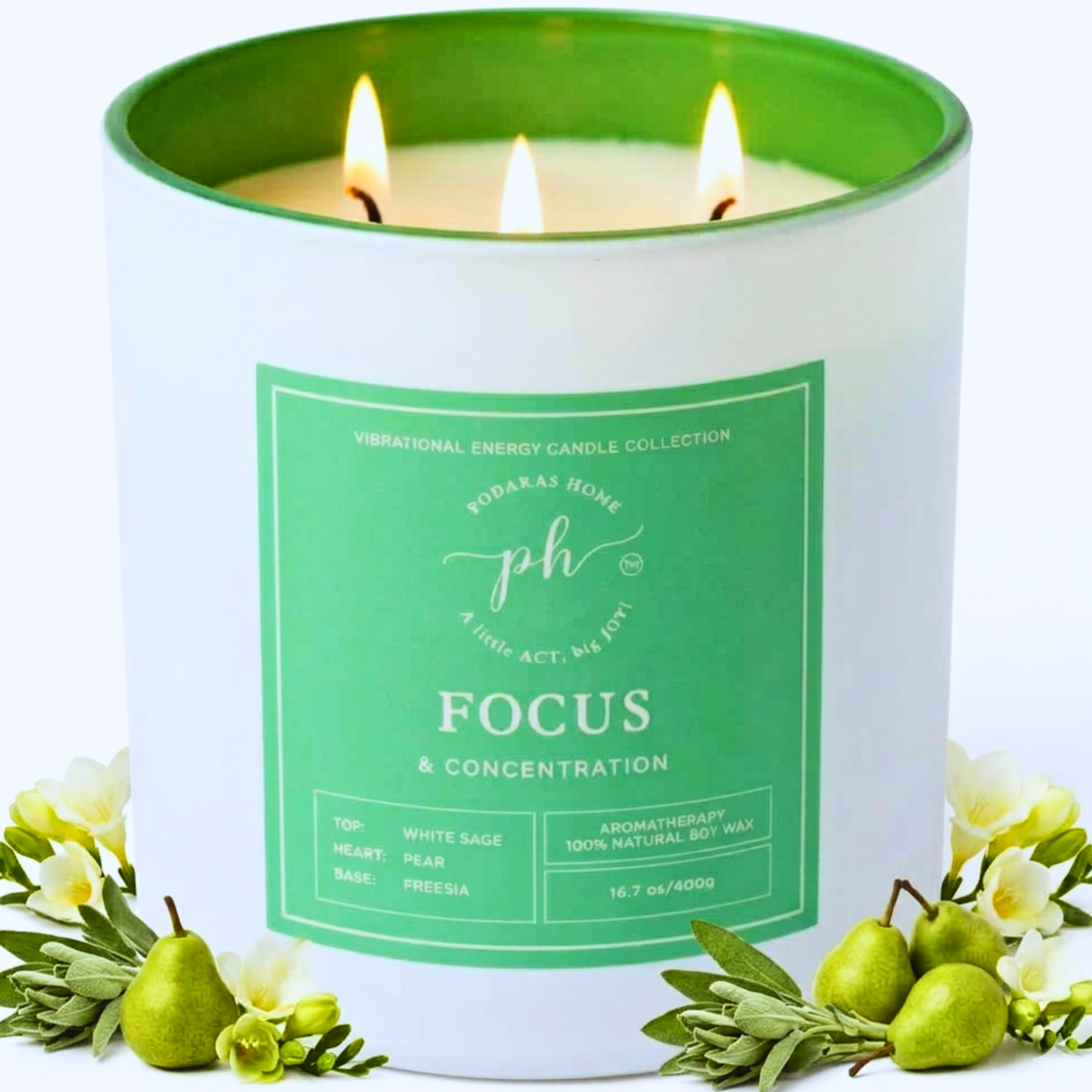 English Pear & Freesia - Focus Candle