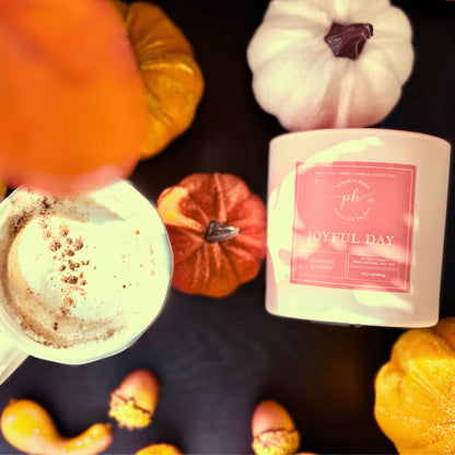 Women’s Self Care – Spa Gift Box with Joyful Day For Bliss and Positivity Candle