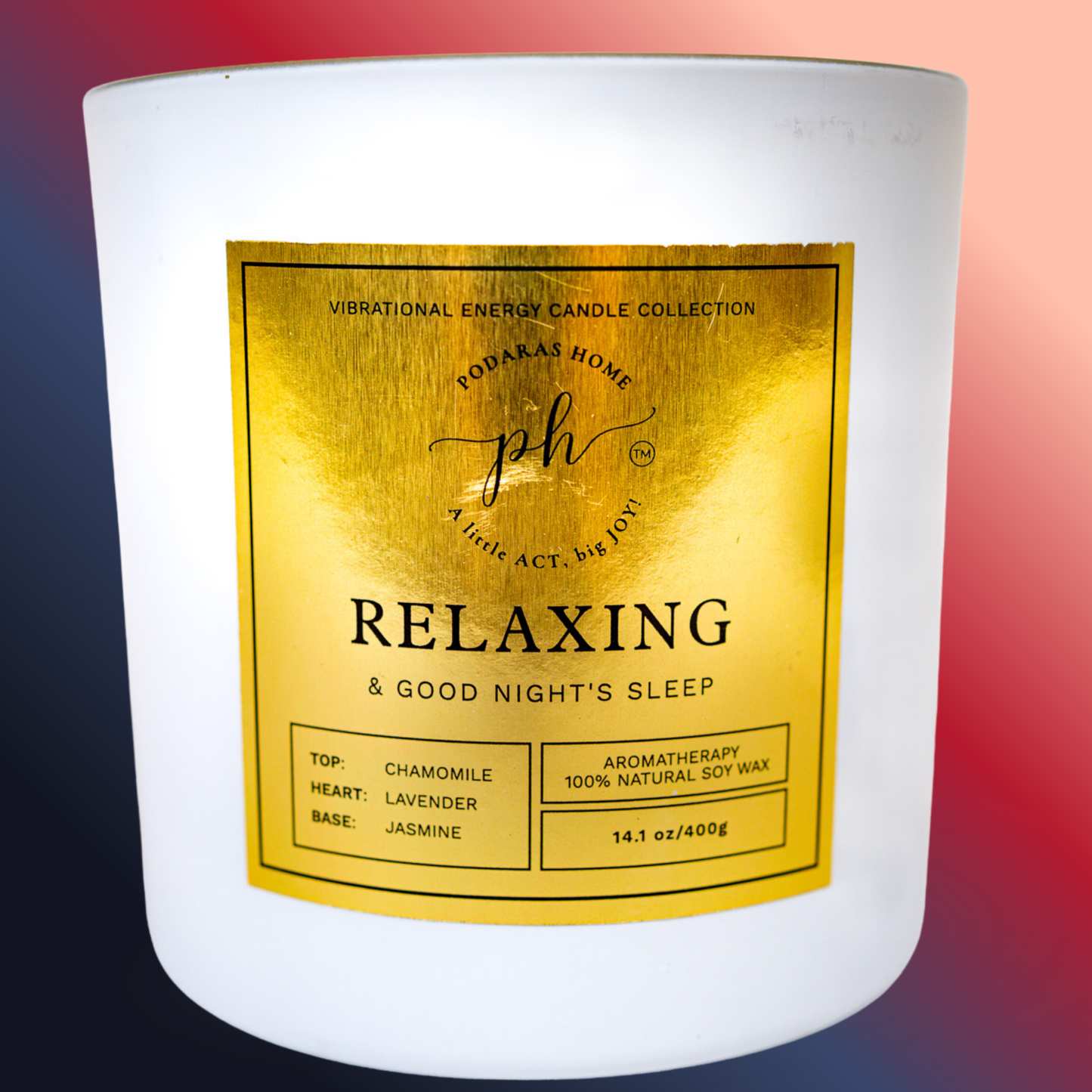 Chamomile & Lavender Relaxing Candle