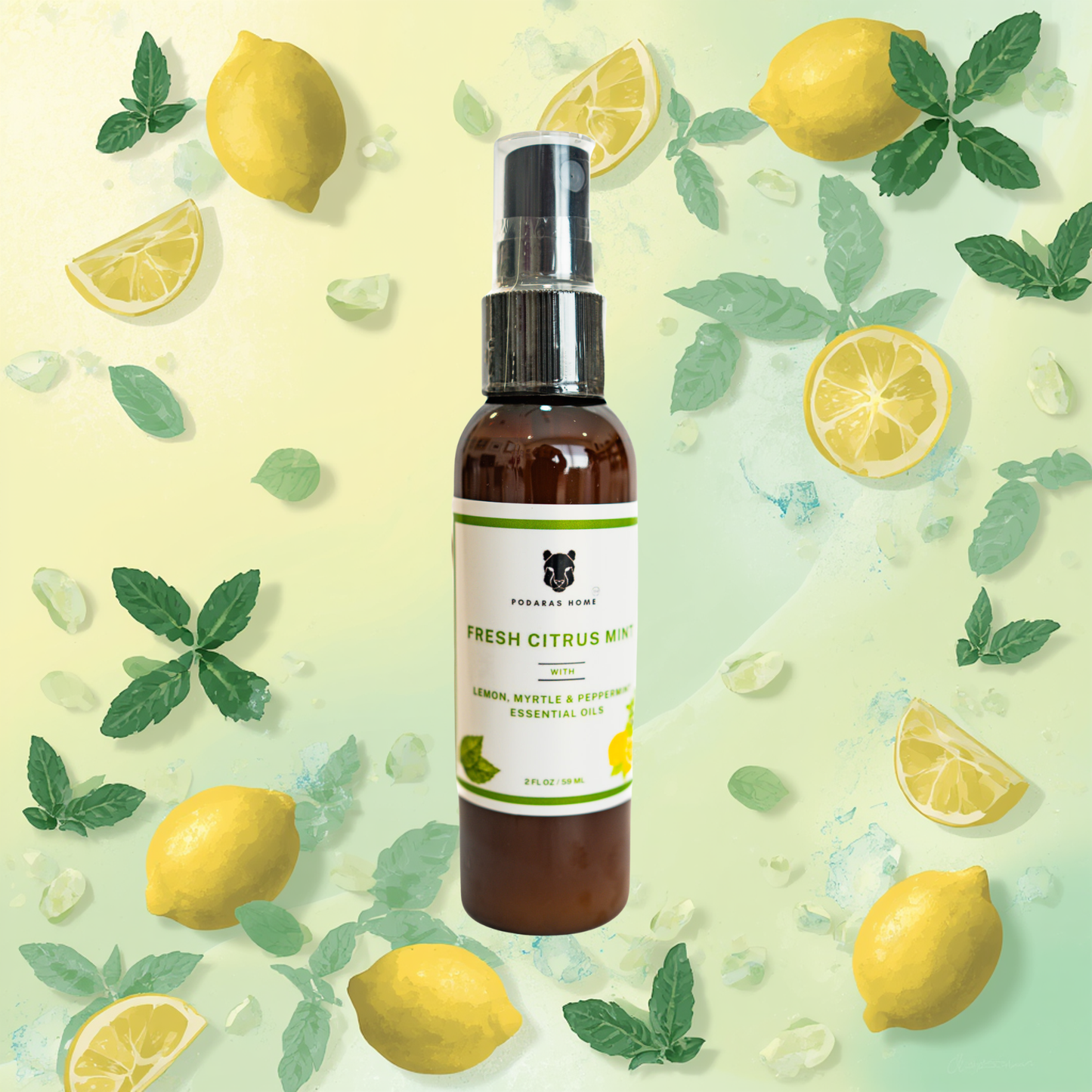 Lemon Myrtle Mint Room + Linen Spray