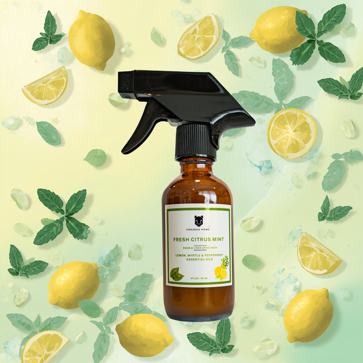 Lemon Myrtle Mint Room + Linen Spray