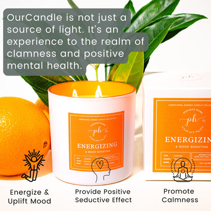 Orange & Bergamot Energizing Candle