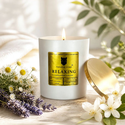 Chamomile & Lavender Relaxing Candle - Medium Size Candle