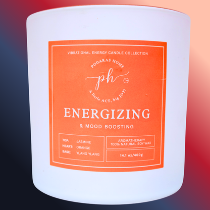 Orange & Bergamot Energizing Candle