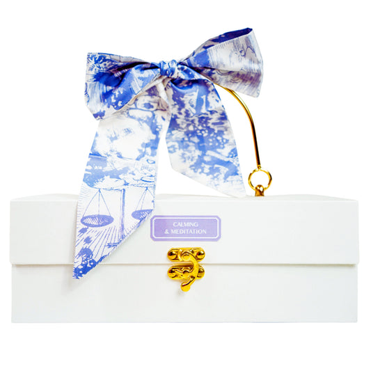 Lavender Jasmine Bergamot Candle - Room Spray - Reed Diffuser Gift Set For Calming and Mediation