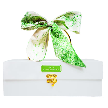 English Pear, Freesia & White Sage Candle -Room Spray - Reed Diffuser Gift Set For Focus & Concentration