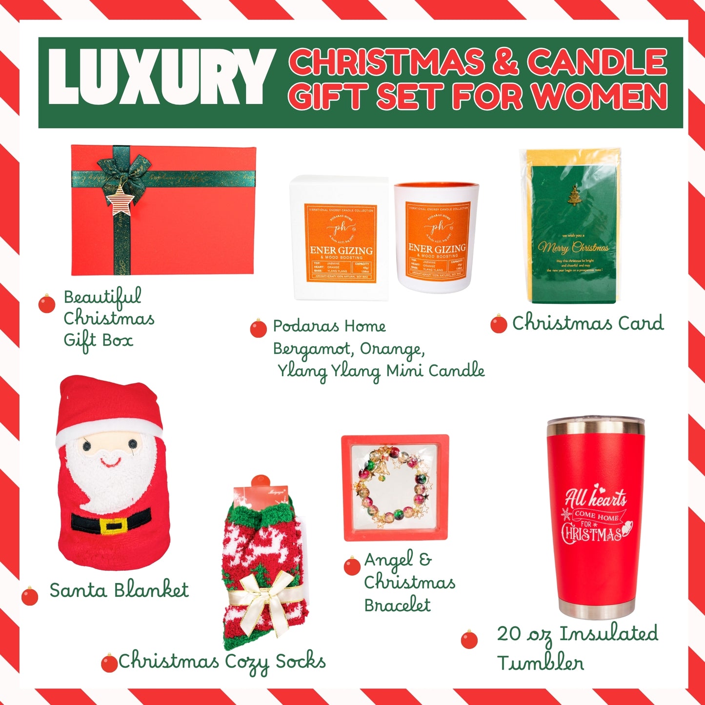 Christmas Gift Box + Oranger Bergamot Jasmine Mini Candle