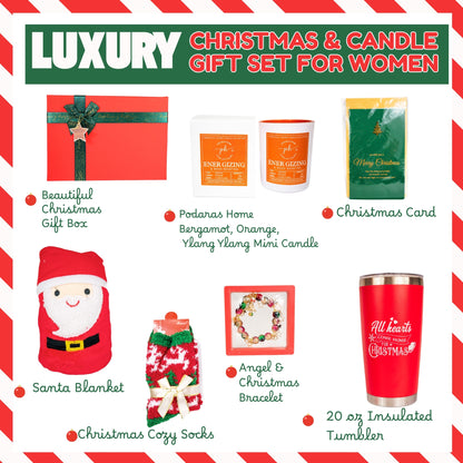 Christmas Gift Box + Oranger Bergamot Jasmine Mini Candle