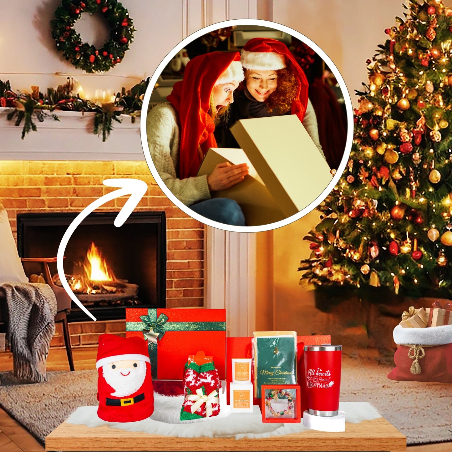 Christmas Gift Box + Oranger Bergamot Jasmine Mini Candle