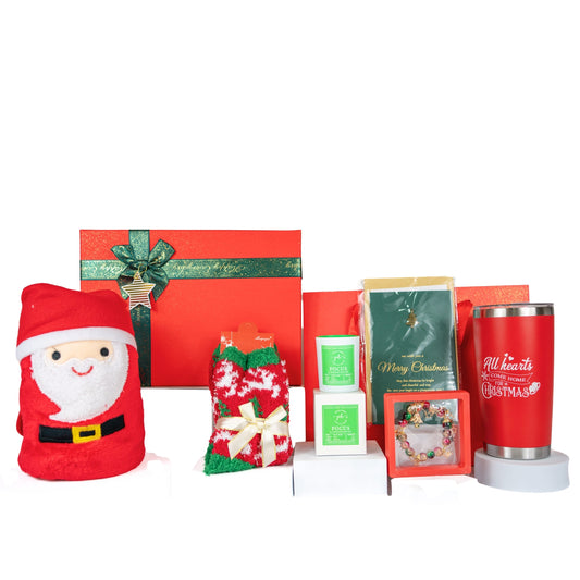 Christmas Gift Box + Pear, Freesia, Sage Mini Candle