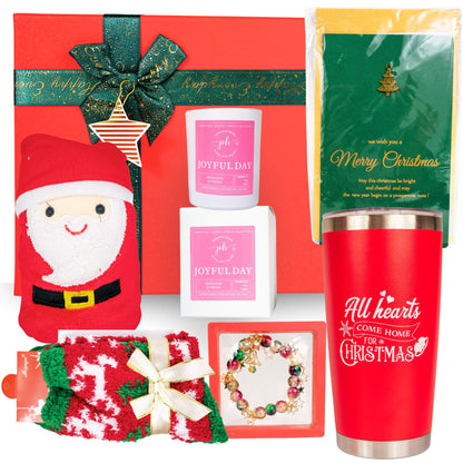 Christmas Gift Box + Joyful Day Candle