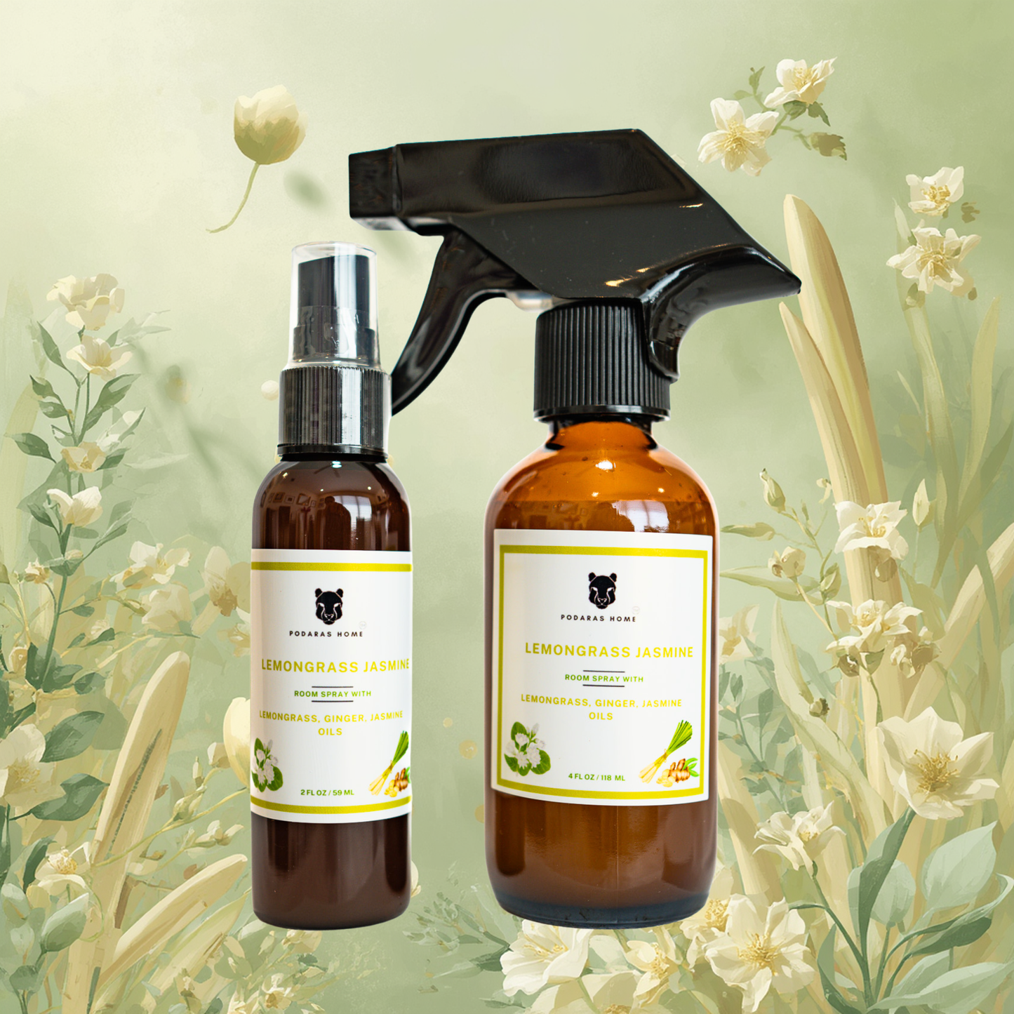 Lemongrass Ginger Jasmine Room + Linen Spray