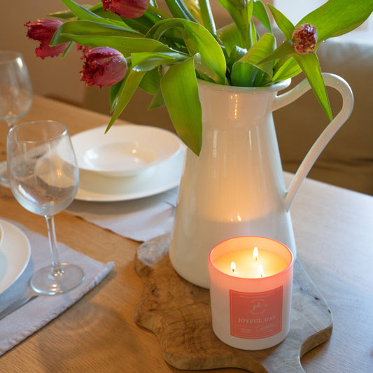 Joyful Day Candle for Aromatic Bliss and Positivity