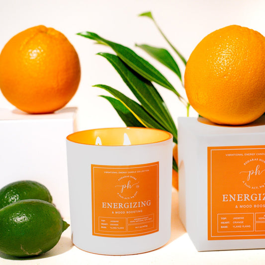 Orange & Bergamot Energizing Candle