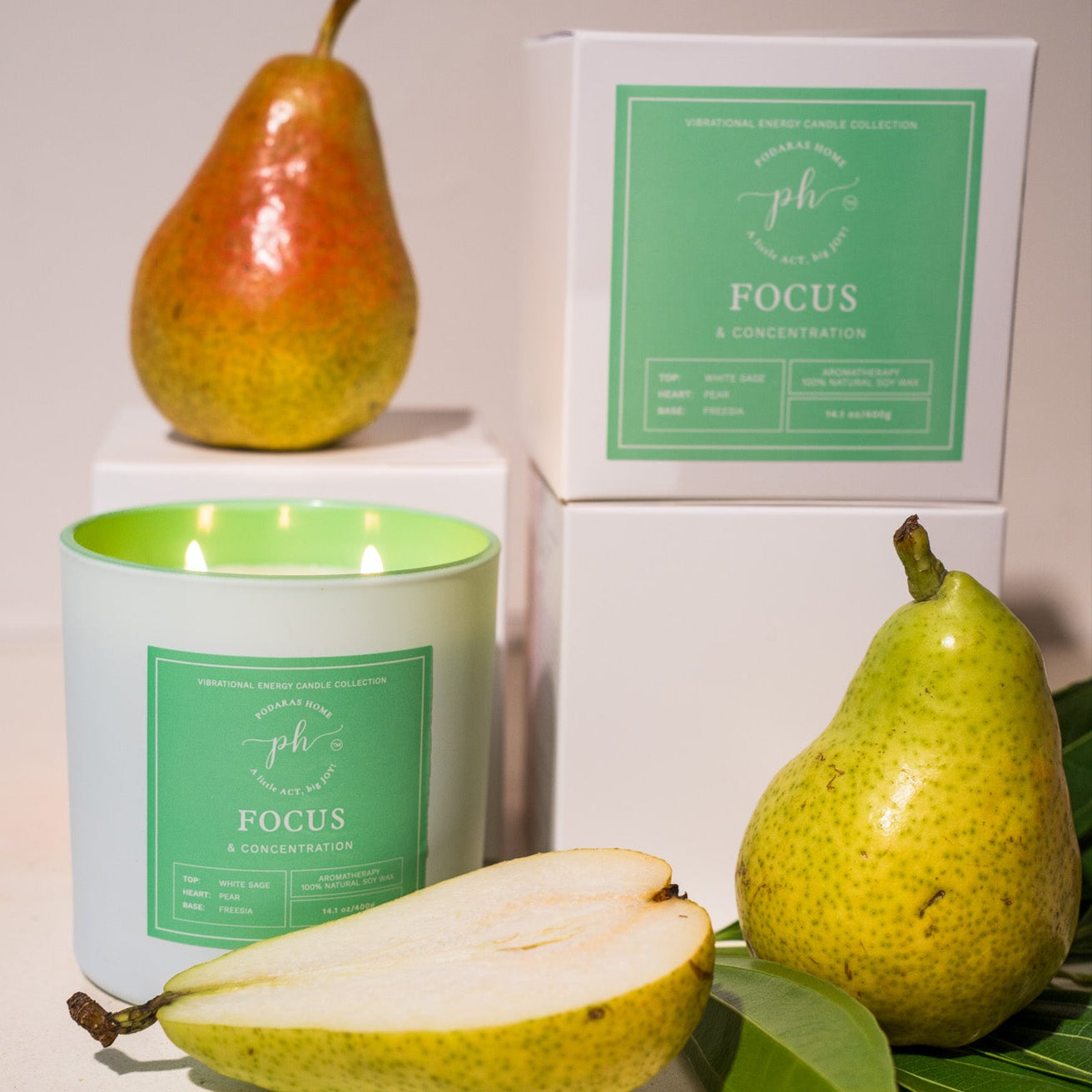 Set E: Gold – Pink – Green – Orange Candles***Luxury Vibrational Energy Candle Gift Box (4 Candles)