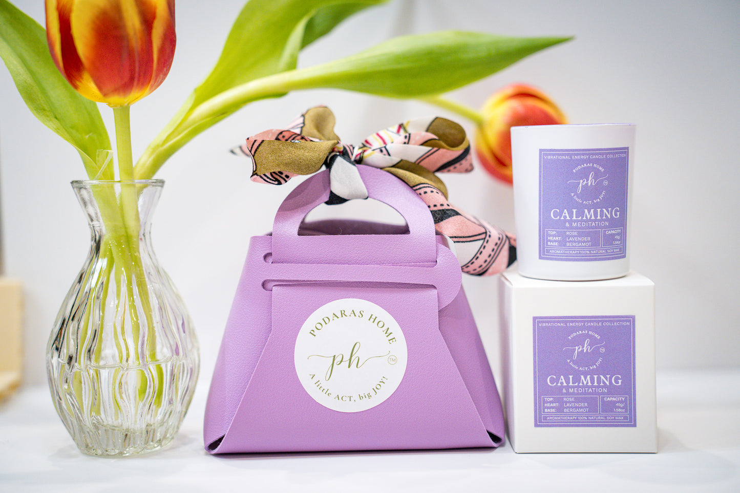 Calming & Meditation Mini Travel Candle – 1 wick,  45g, 13 hour burn time