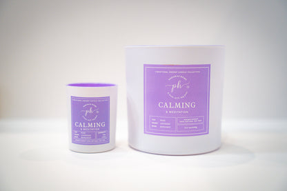 Calming & Meditation Mini Travel Candle – 1 wick,  45g, 13 hour burn time