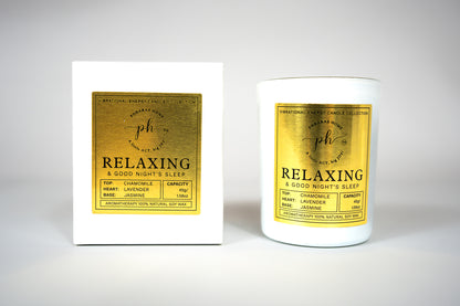 Christmas Gift Box + Chamomile Lavender Jasmine Mini Candle