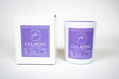 Christmas Gift Box + Lavender Calming Candle