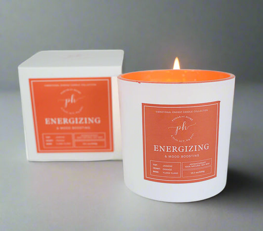 Orange & Bergamot Energizing Candle