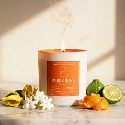 Orange & Bergamot Energizing Candle