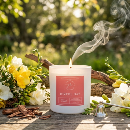 Joyful Day Candle for Aromatic Bliss and Positivity