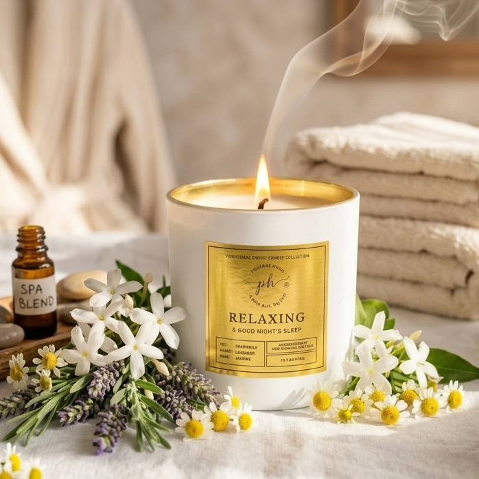 Chamomile & Lavender Relaxing Candle